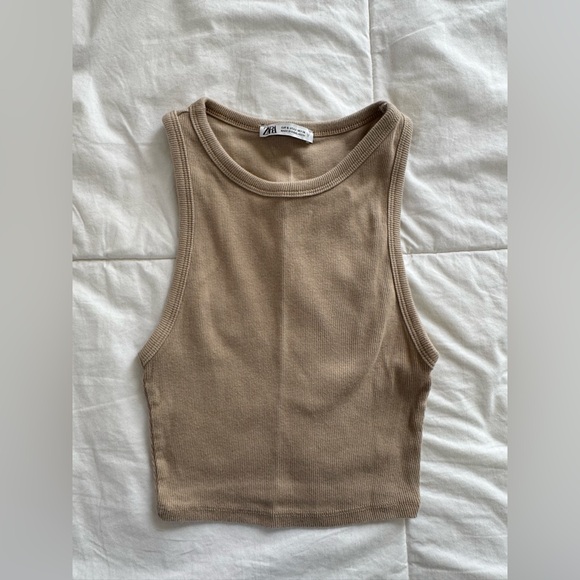 Zara Basic Rib Tank Top - Picture 2 of 4